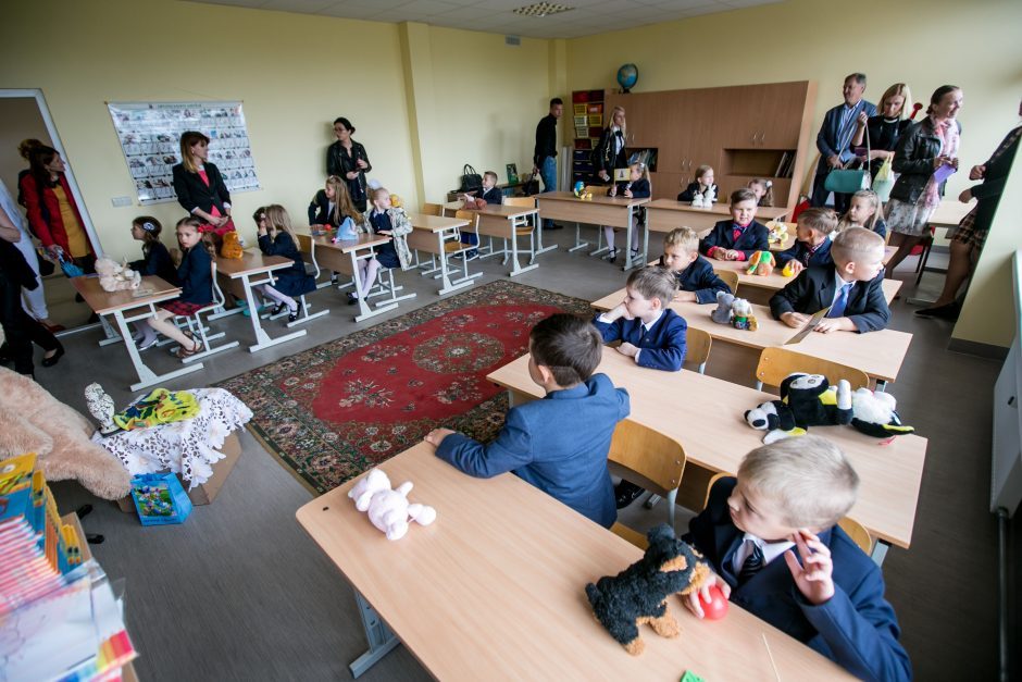 Ministras: jungtinėse klasėse besimokančių vaikų sumažėjo beveik 20 procentų