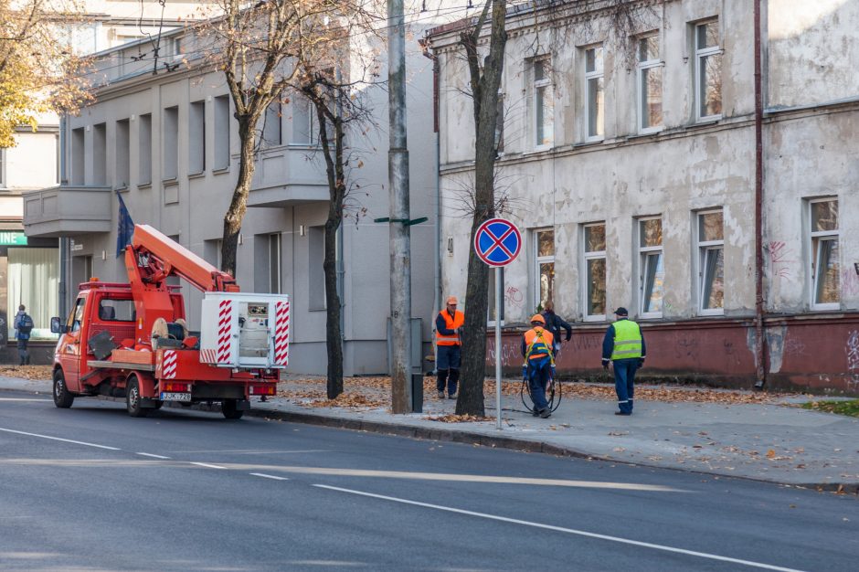 Kaune vieni darbai dar nebaigti, o jau braižomi nauji