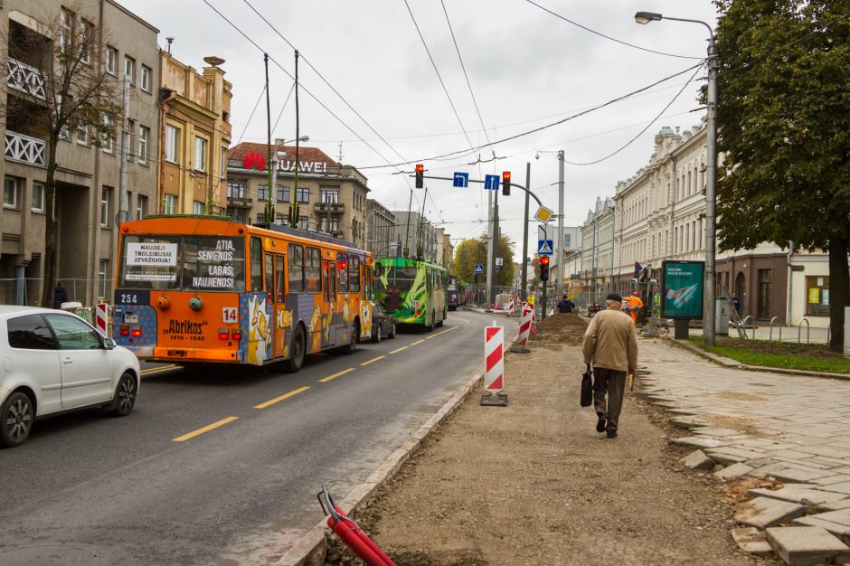 Iškasinėtas Kaunas: kada užbaigs visus darbus?