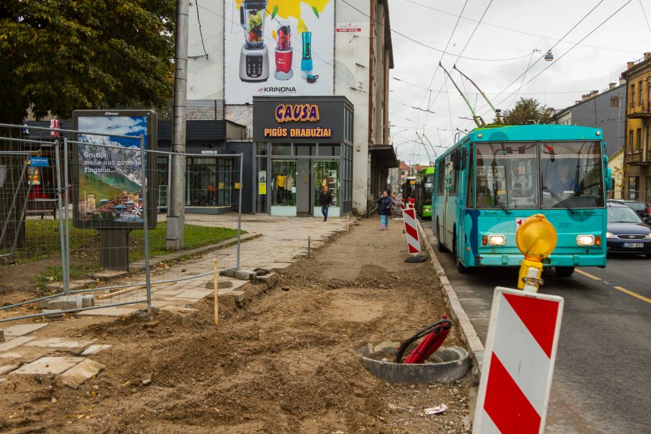 Iškasinėtas Kaunas: kada užbaigs visus darbus?