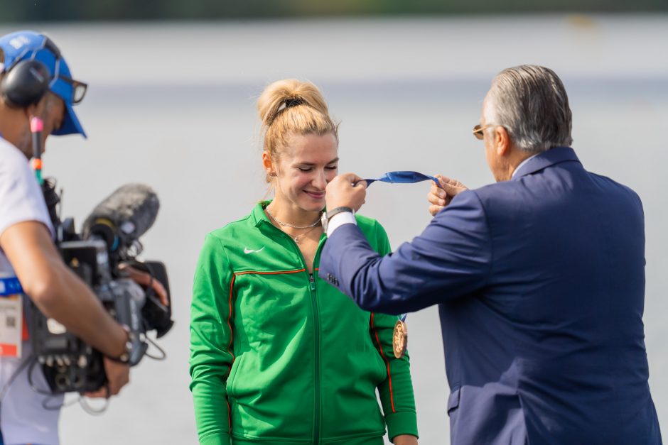 Lietuvai olimpinį medalį padovanojusi V. Senkutė: atrodo, kad sapnuoju