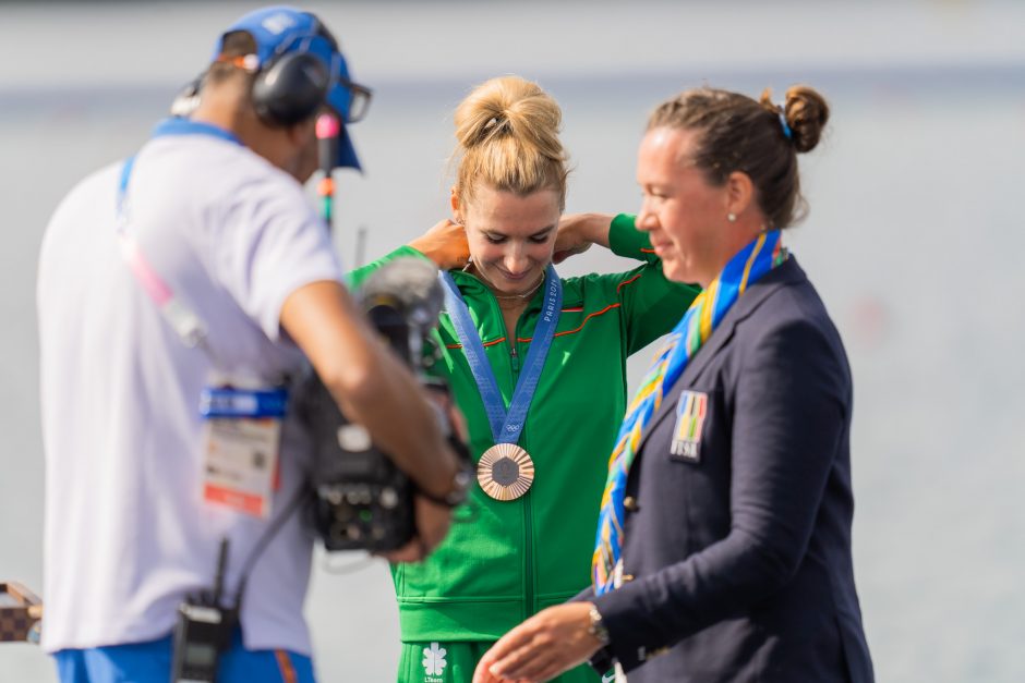 Lietuvai olimpinį medalį padovanojusi V. Senkutė: atrodo, kad sapnuoju