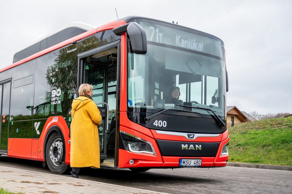 Greičiau ir patogiau: Romainiuose – naujas autobuso maršrutas