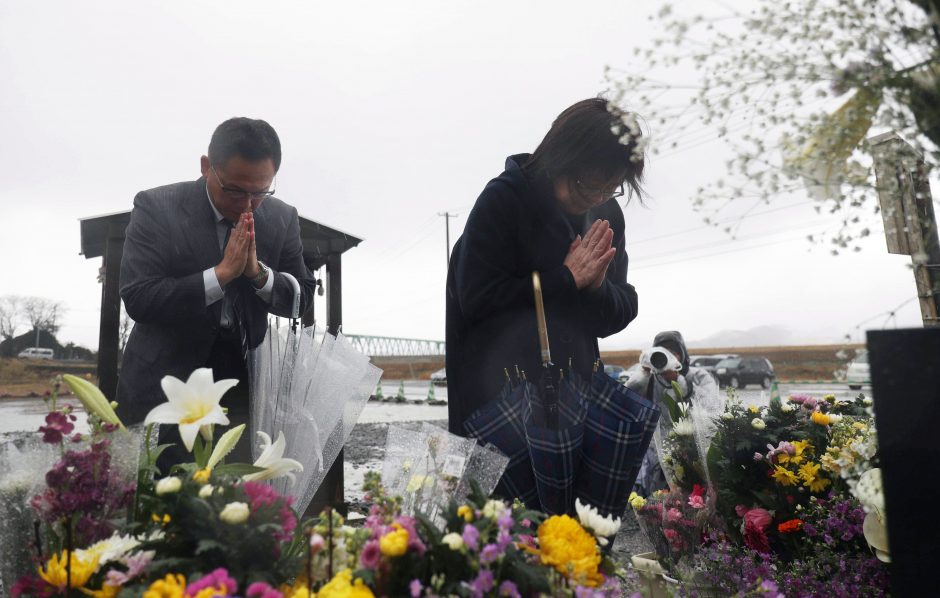 Japonija mini aštuntąsias cunamio ir branduolinės tragedijos metines