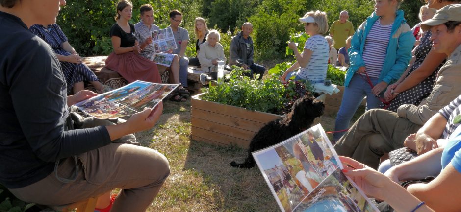 Miesto sodai Šilainiuose: daugiau nei pačių užauginti ridikėliai