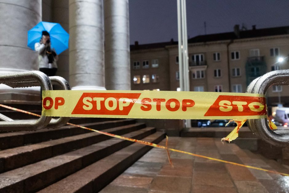 Vienas protesto organizatorių prašo G. Palucko paneigti žodžius apie „Dešimt tylos minučių“