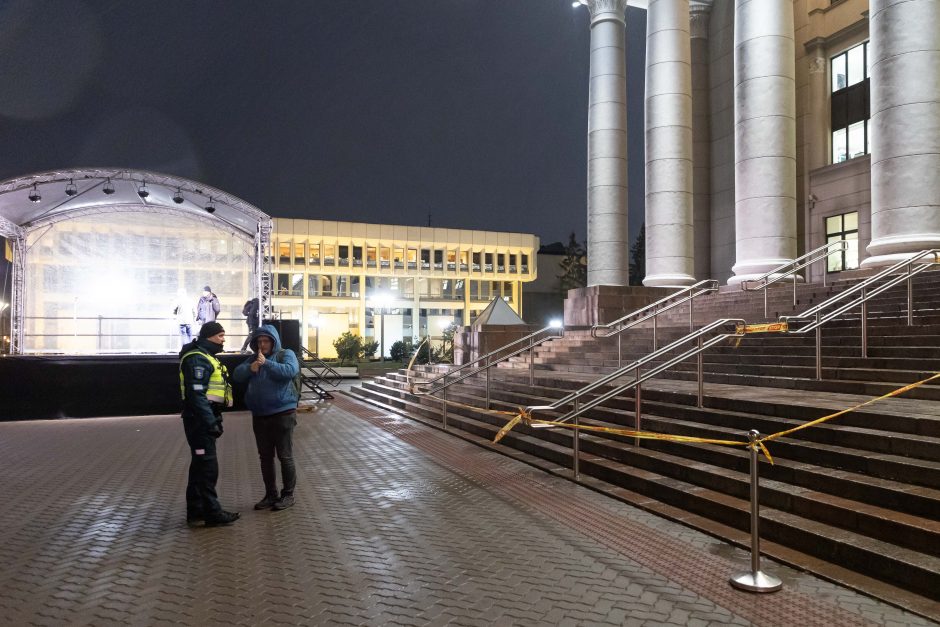 Vienas protesto organizatorių prašo G. Palucko paneigti žodžius apie „Dešimt tylos minučių“