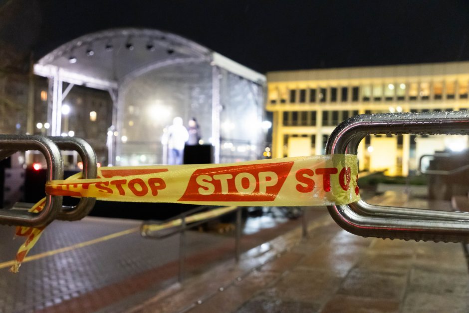 Vienas protesto organizatorių prašo G. Palucko paneigti žodžius apie „Dešimt tylos minučių“