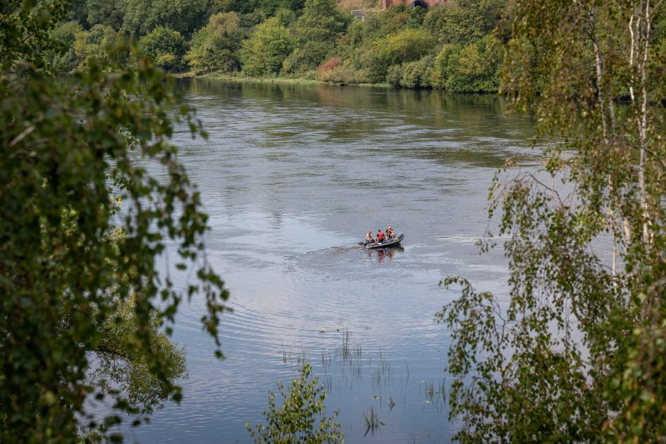 Panemunės paplūdimyje dingusio vyro paieška