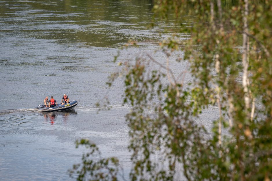 Panemunės paplūdimyje dingusio vyro paieška