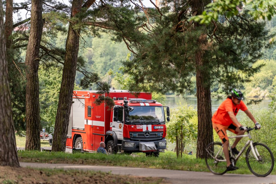 Panemunės paplūdimyje dingusio vyro paieška