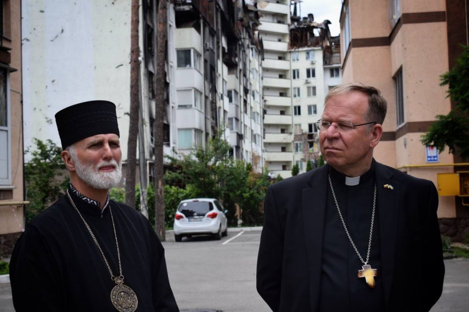 G. Grušas lankėsi Ukrainoje: nepavarkime palaikyti karo siaubiamos šalies