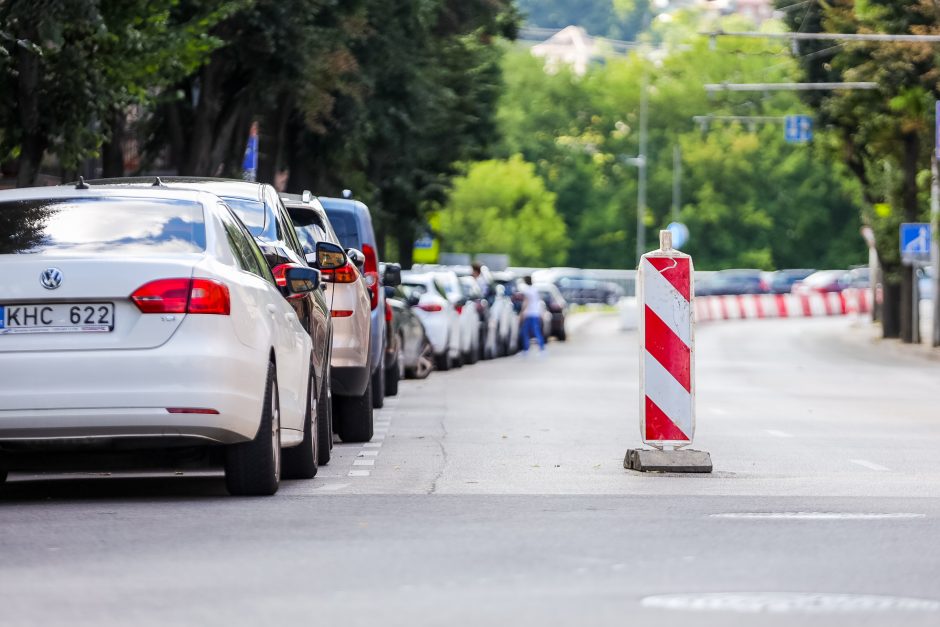 Netikėta kliūtis miesto centre kelia pavojų