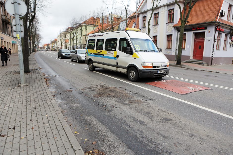 Greičio slopinimo kalnelis vėl neatlaikė