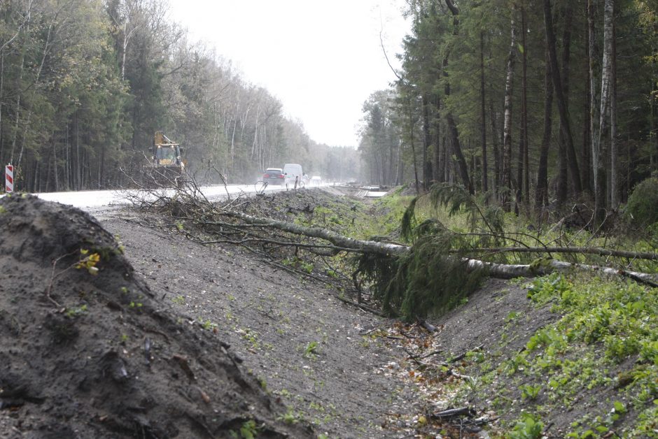 Vėtra uostamiestyje: niokojami automobiliai, į uostą neįplaukia laivai