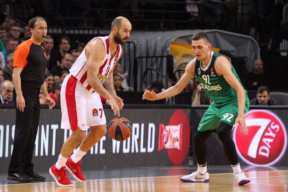 „Žalgiris“ sieks antrą kartą užimti „Olympiacos“ klubo tvirtovę