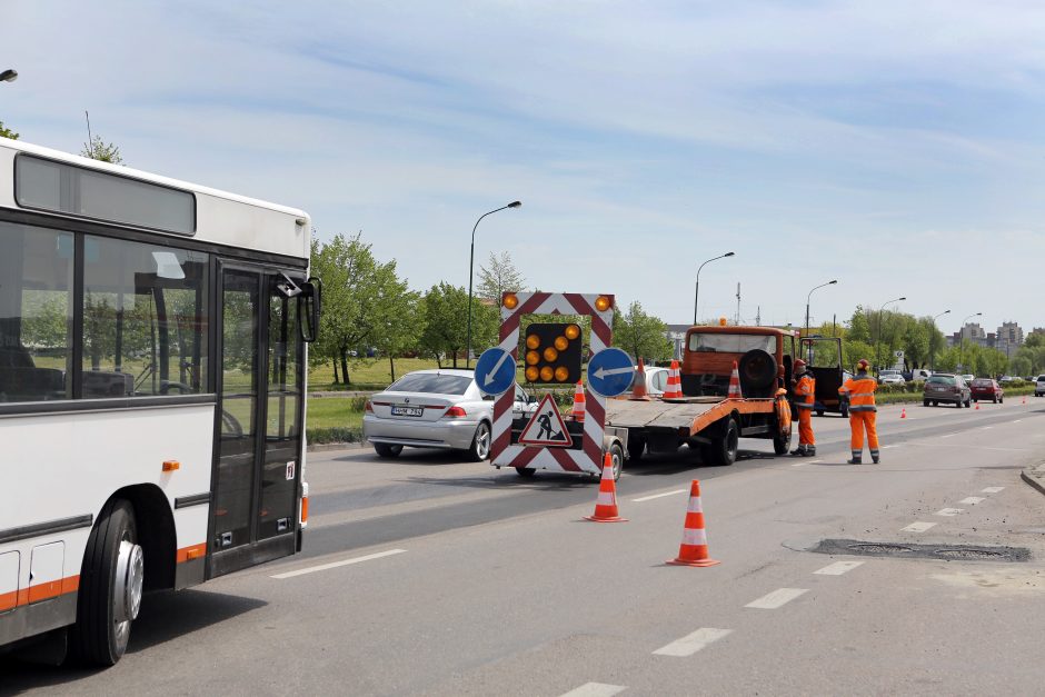 Uostamiestyje pradedamas gatvių provėžų remontas