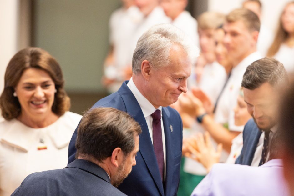 Į Paryžiaus olimpines žaidynes išlydėti Lietuvos sportininkai