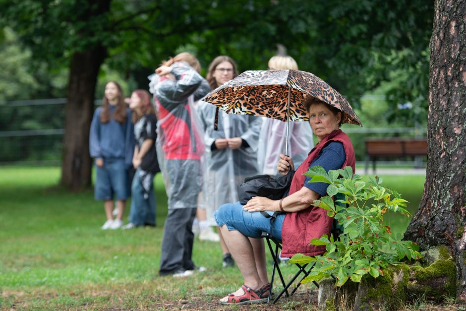 Minios žmonių plūsta į festivalį „jaunas kaip Vilnius“ Vingio parke