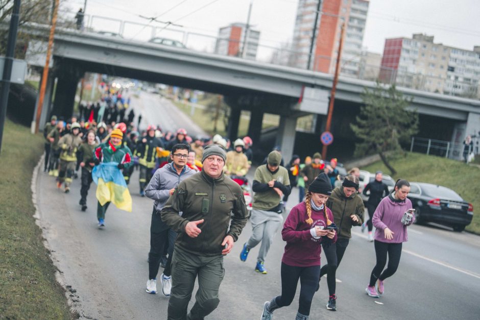 Sausio 13-osios aukoms atminti – daugiau nei 8 tūkst. žmonių dalyvavo pagarbos bėgime