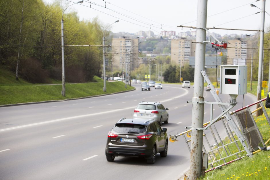 Nuokalnės gatvėje greičio mėgėjus tramdys naujas radaras