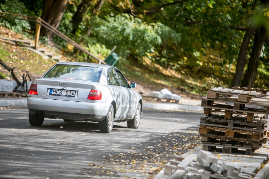 Po remonto atnaujintas eismas Žemaičių gatvės įkalne