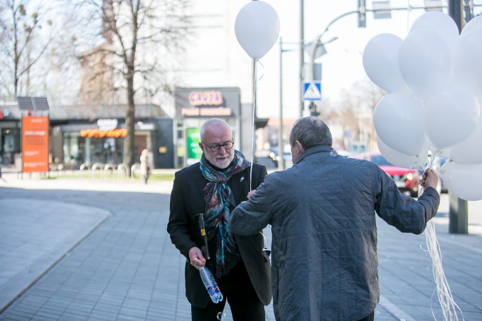 Architektai susirinko palaikyti teisiamą A. Karalių: nusikaltėliai pučia burbulus