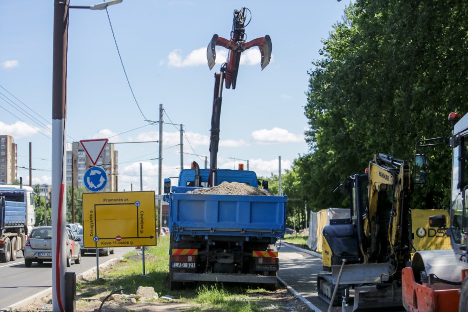 Vairuotojai, dėmesio: dalyje Kovo 11-osios gatvės ribojamas eismas