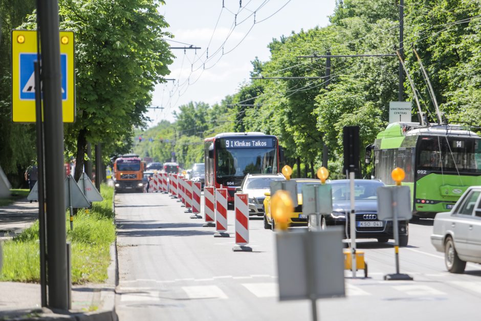 Vairuotojai, dėmesio: dalyje Kovo 11-osios gatvės ribojamas eismas