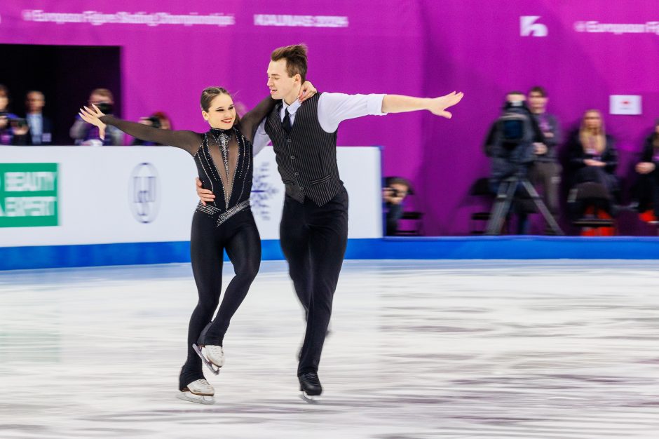 Kaune prasidėjo Europos dailiojo čiuožimo čempionatas