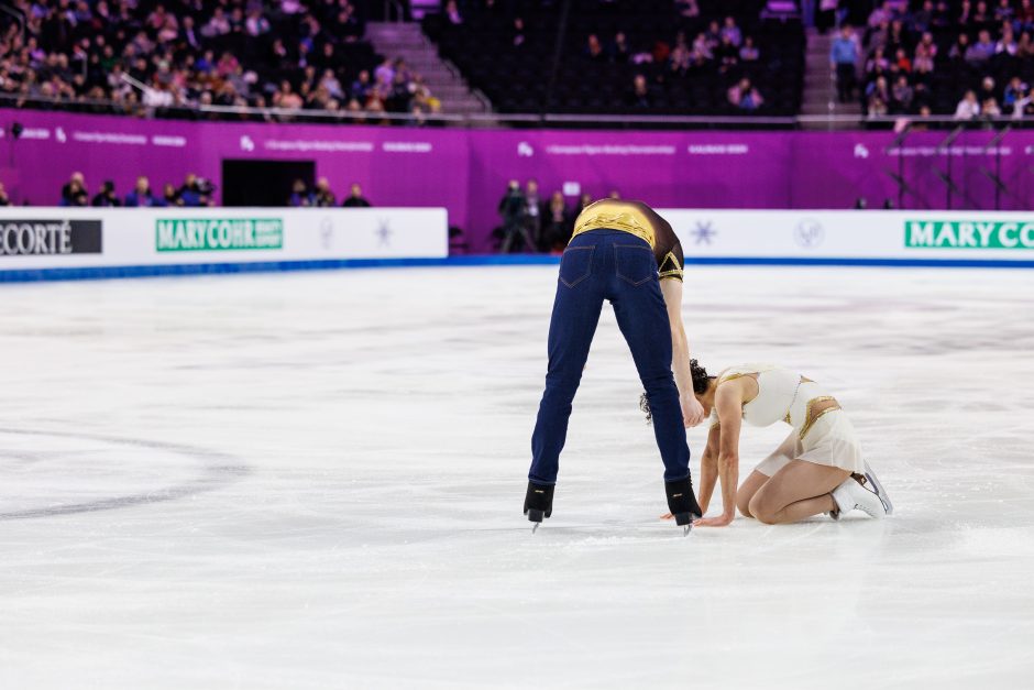 Kaune prasidėjo Europos dailiojo čiuožimo čempionatas