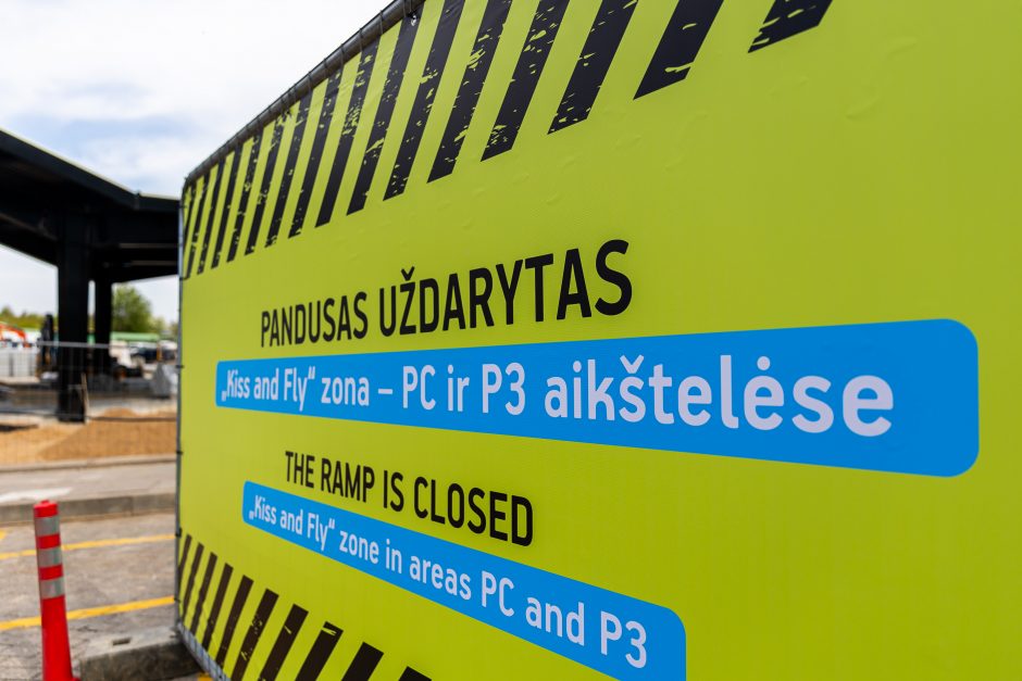 Vilniaus oro uoste uždarytas pandusas
