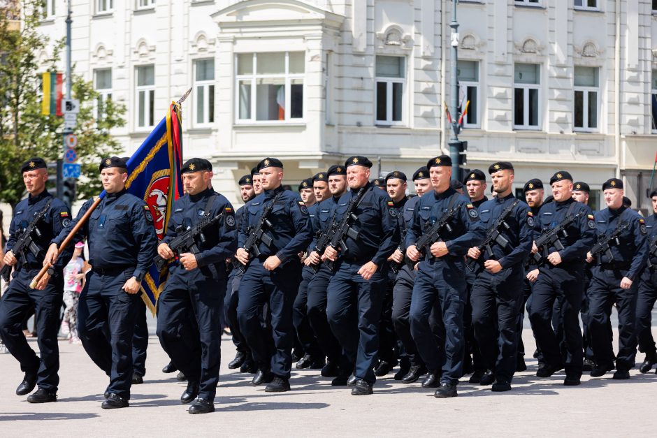 Lietuvos ginkluotųjų pajėgų vėliavų, būrių ir vadų rikiuotė