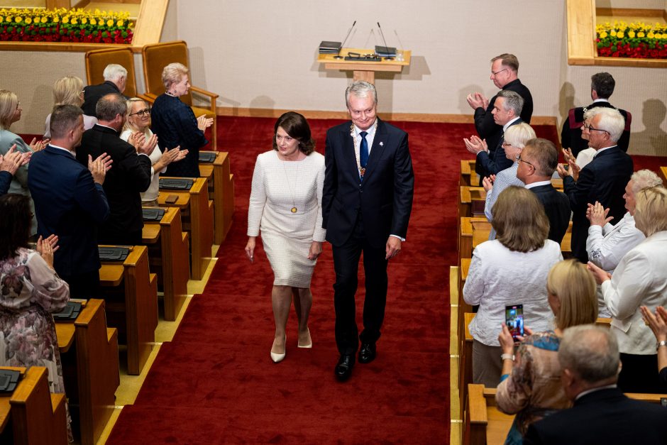 G. Nausėdos inauguracija Seime