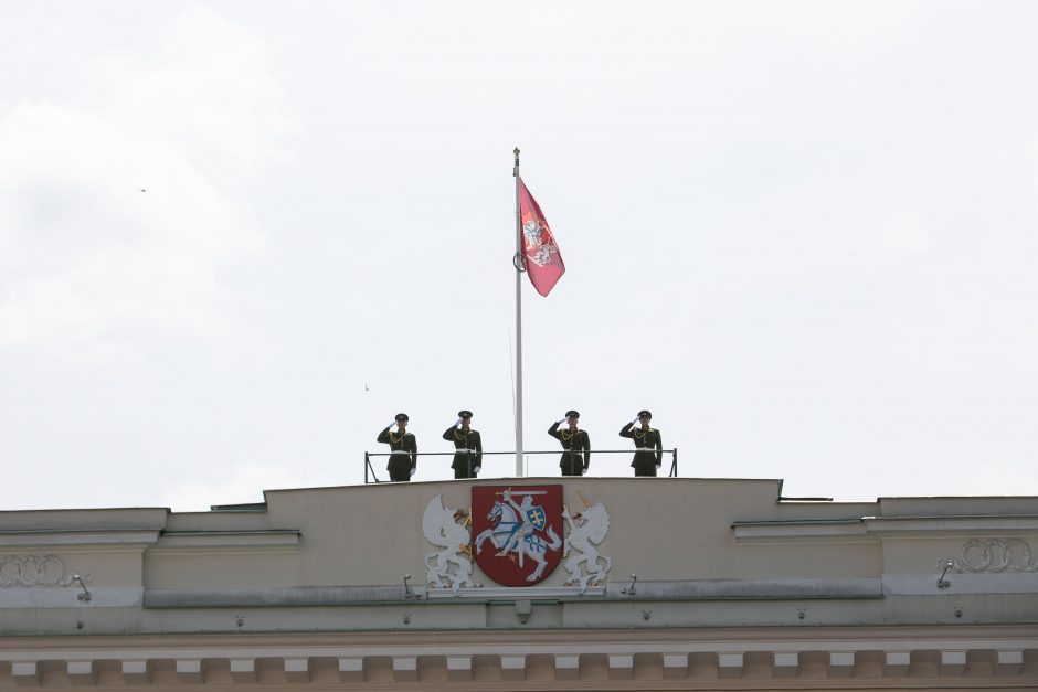 Iškilminga Respublikos Prezidento vėliavos keitimo ceremonija