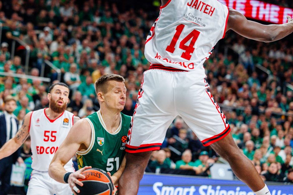 Eurolyga: „Žalgiris“ – „Monaco“ (63:62)