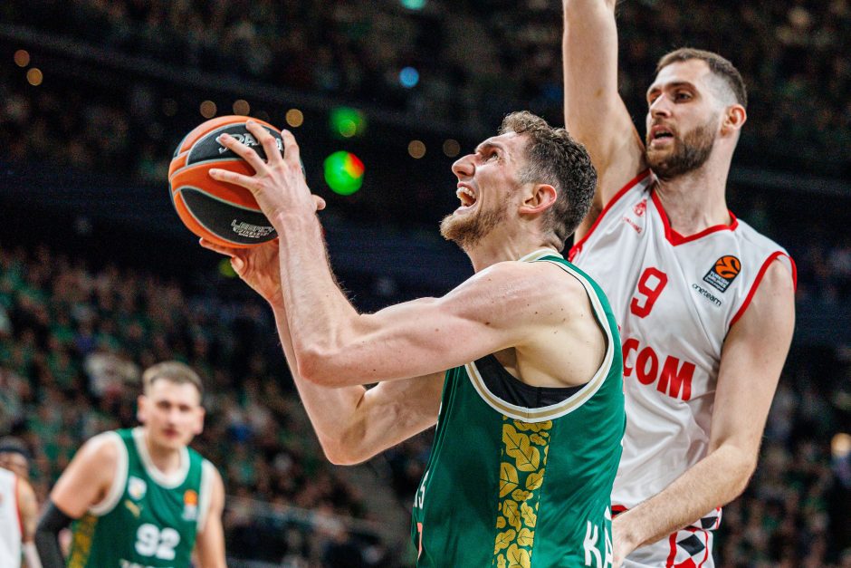 Eurolyga: „Žalgiris“ – „Monaco“ (63:62)