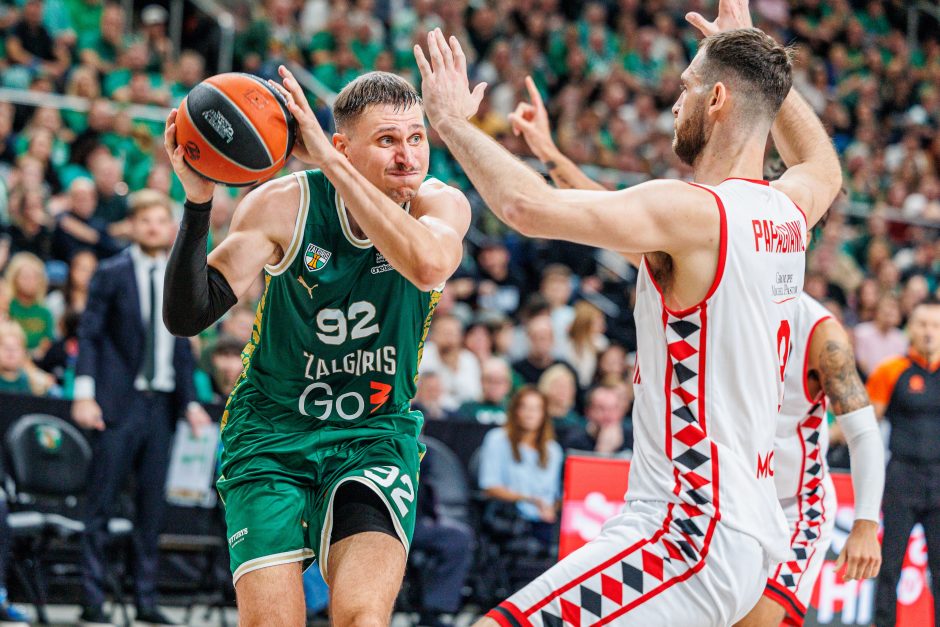 Eurolyga: „Žalgiris“ – „Monaco“ (63:62)