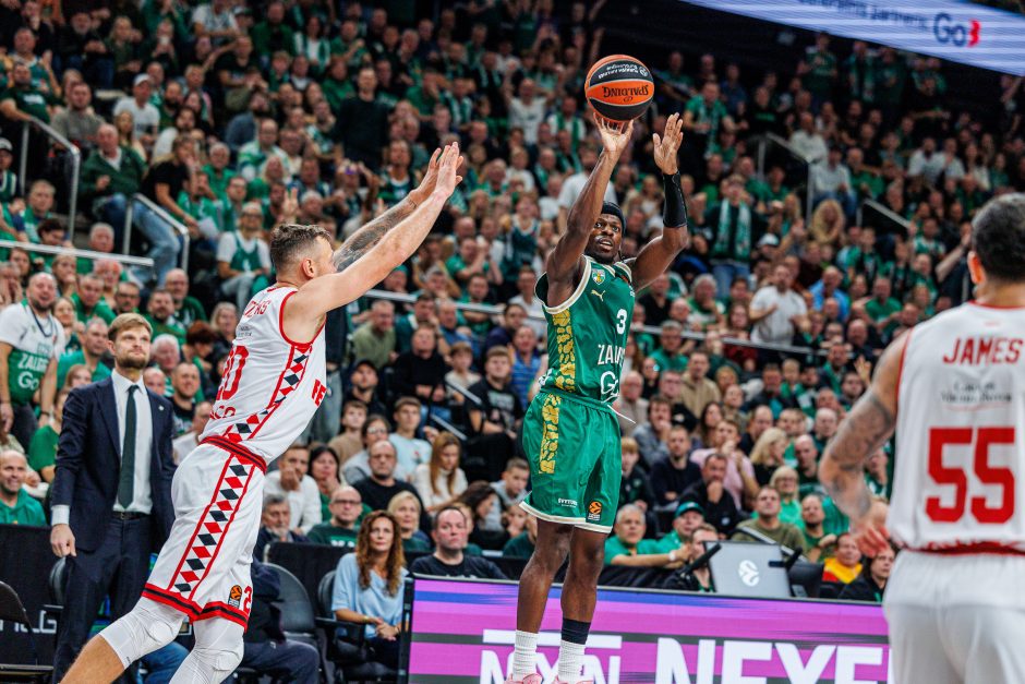 Eurolyga: „Žalgiris“ – „Monaco“ (63:62)