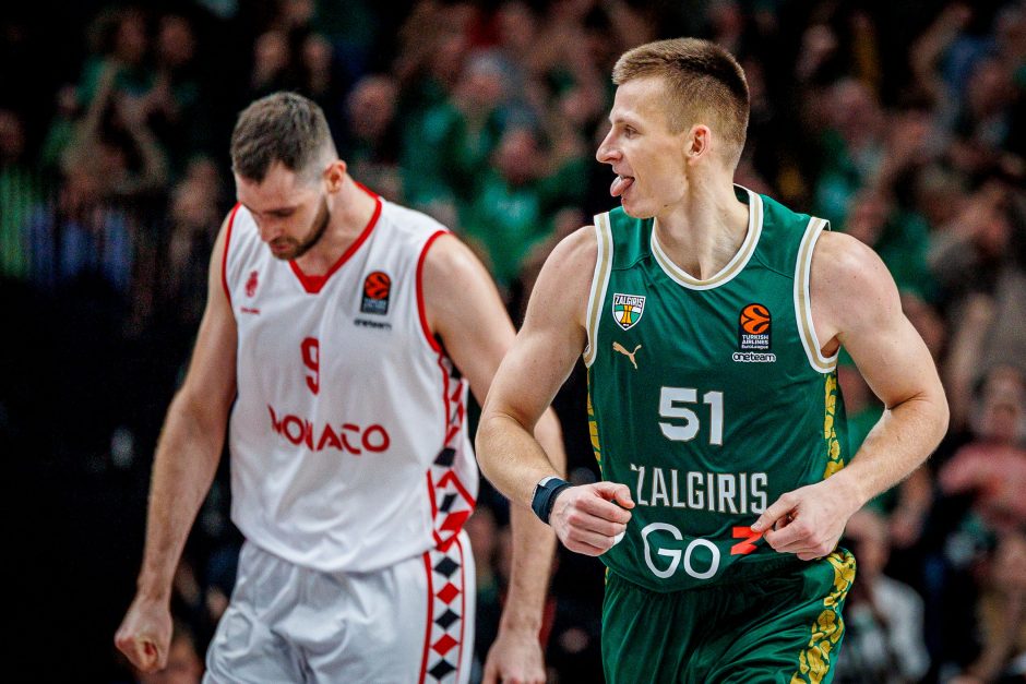 Eurolyga: „Žalgiris“ – „Monaco“ (63:62)