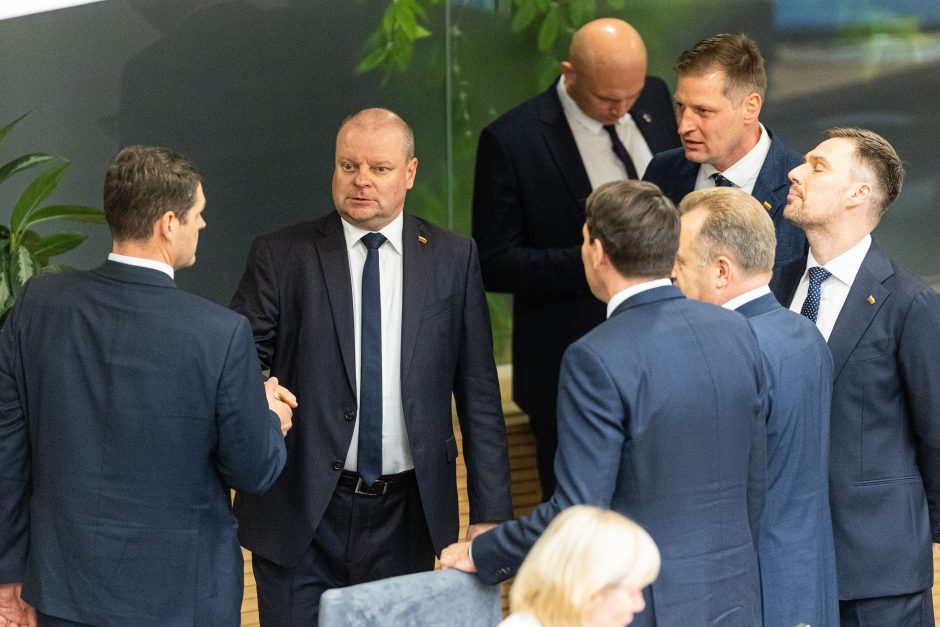 Į Seimo pirmininkus pasiūlytas vienintelis demokratas S. Skvernelis