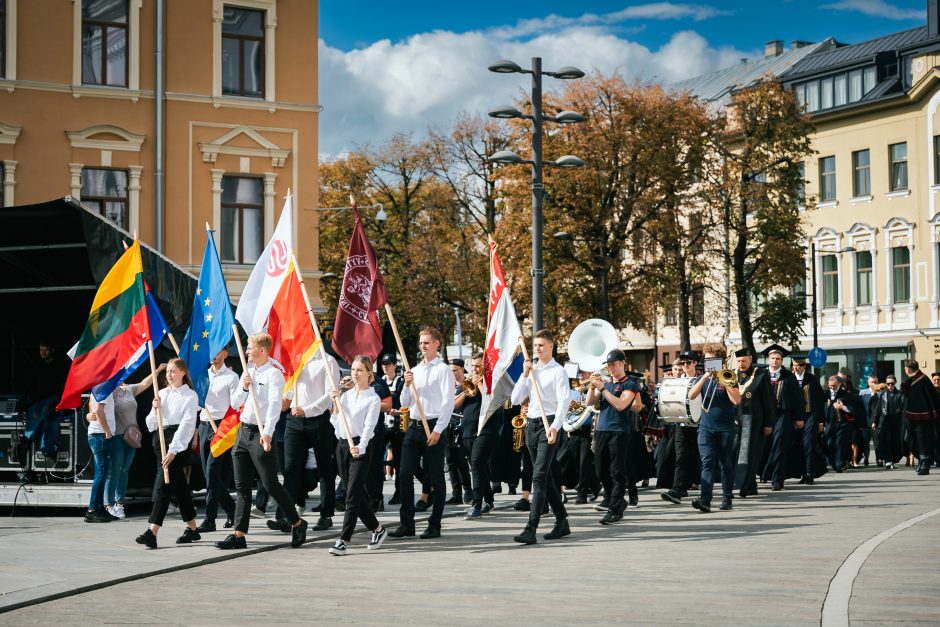 G. Nausėda Kauno universitetų mokslo šventėje linkėjo siekti bendrojo gėrio