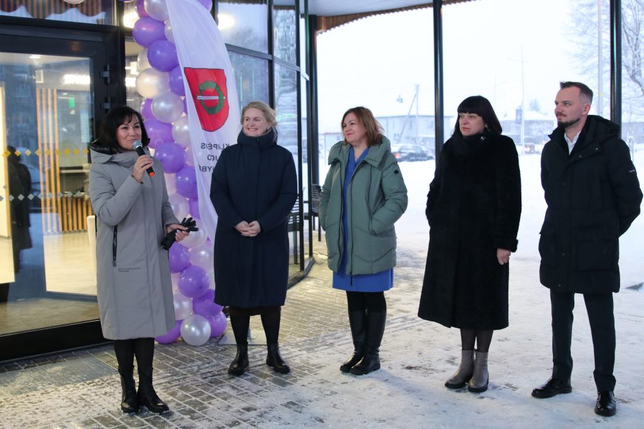 Gargžduose atidaryta nauja autobusų stotis