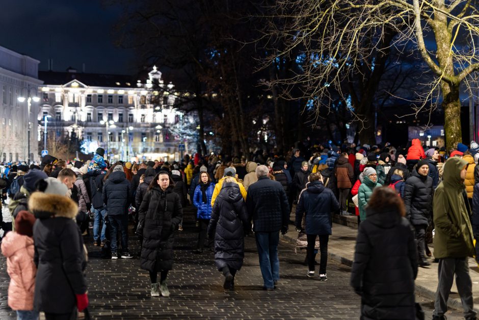 Vilnius 700 metų jubiliejų pasitiko ryškiai