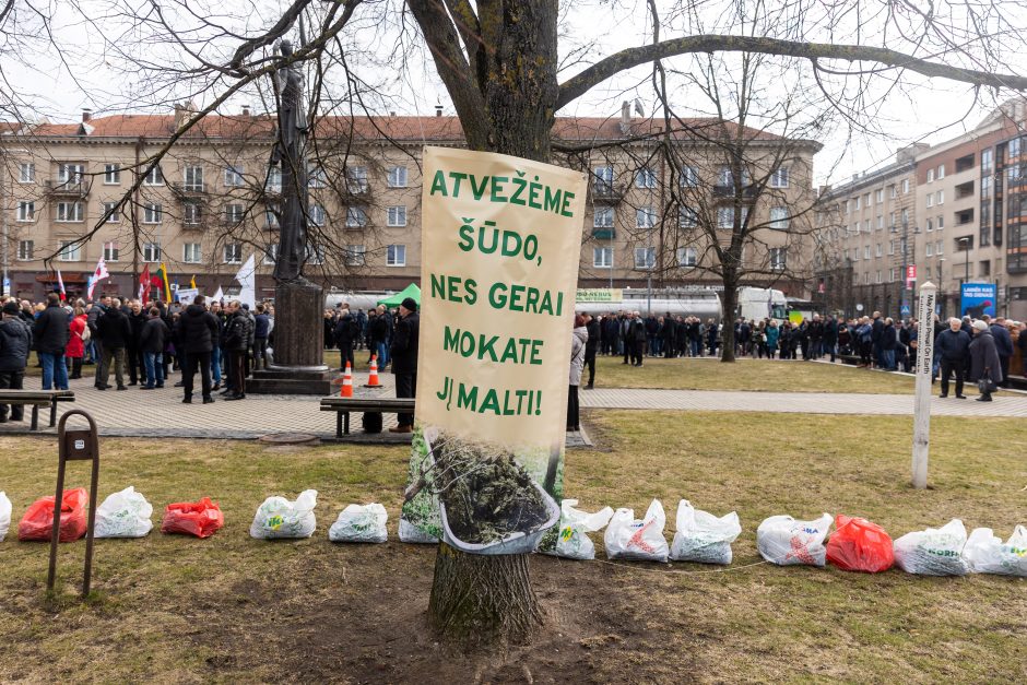 Premjerė: nesikooperuojantys pieno gamintojai neturėtų išrašyti sąskaitos Vyriausybei