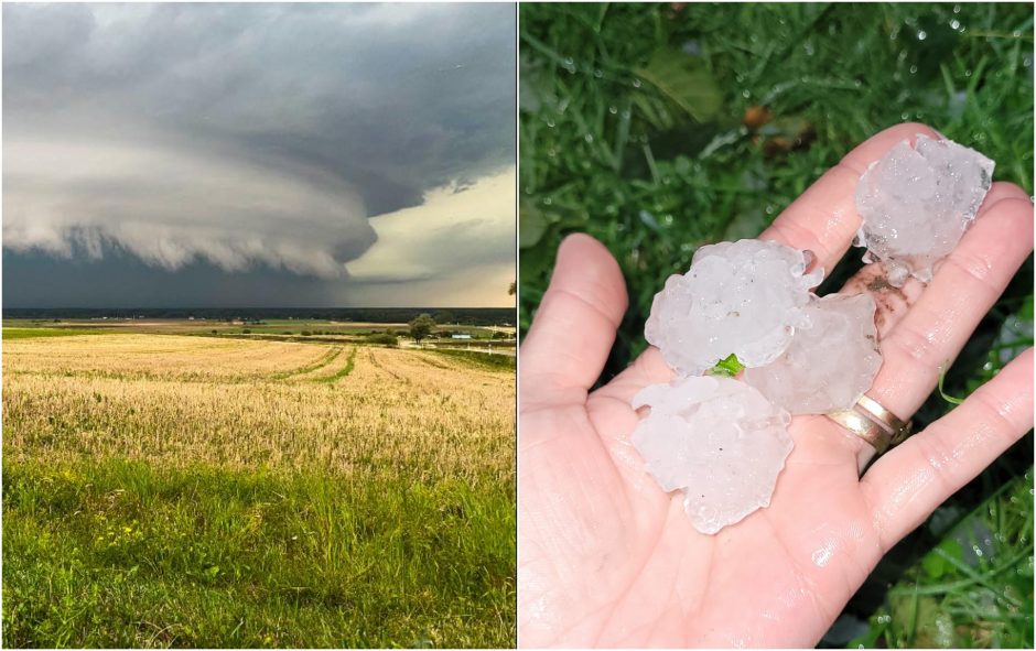 Kauną užklupo smarki liūtis