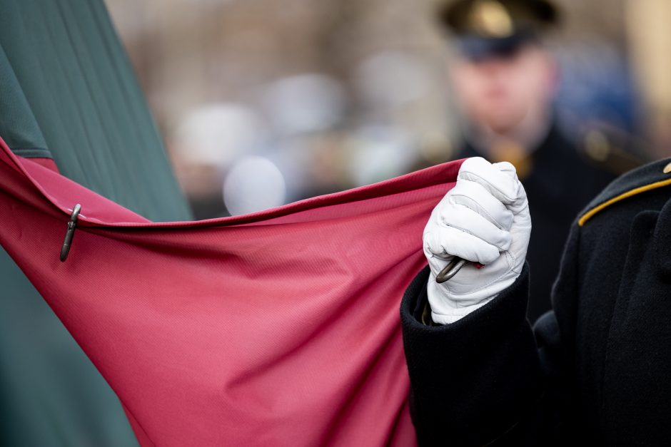 Iškilminga valstybės vėliavos pakėlimo ceremonija