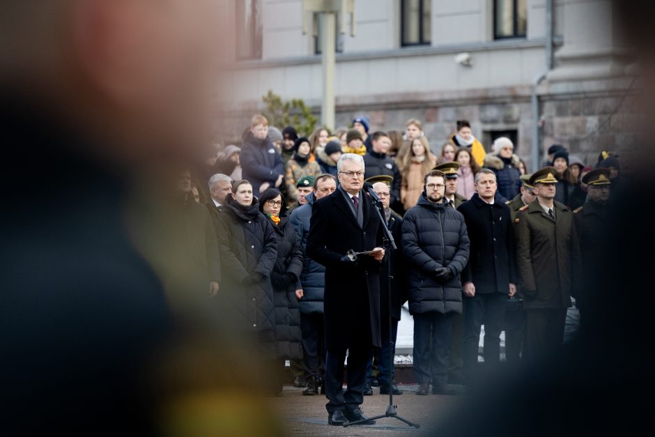 Iškilminga valstybės vėliavos pakėlimo ceremonija