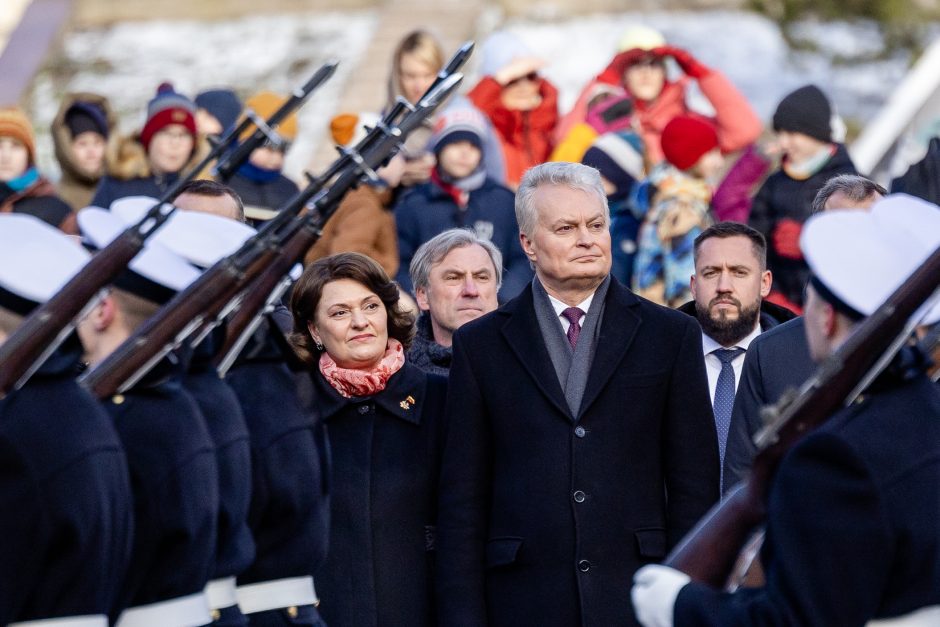 Iškilminga valstybės vėliavos pakėlimo ceremonija