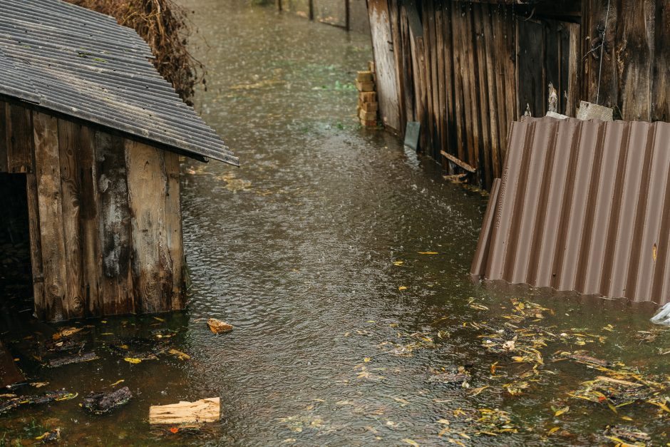 Meras: dėl vandens lygio Akmenoje ekstremali situacija Kretingoje neskelbiama